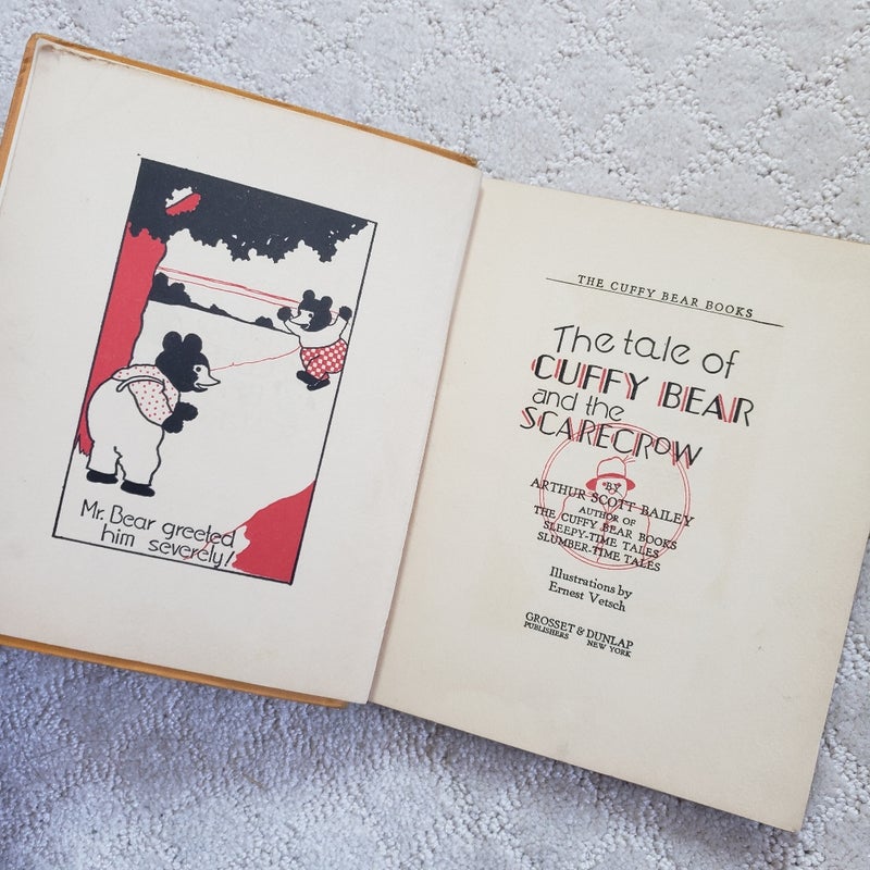 The Tale of Cuffy Bear and the Scarecrow (Grosset & Dunlap, 1929)