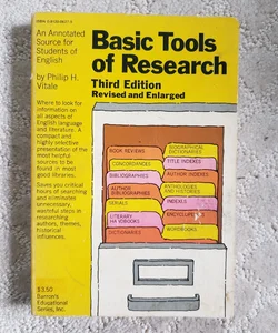Basic Tools of Research : An Annotated Source for Students of English