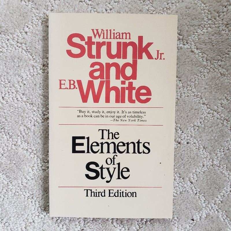 The Elements of Style (3rd Edition, 1979)