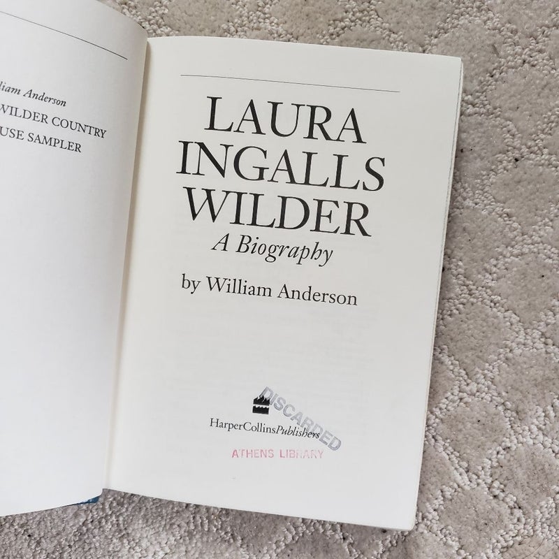 Laura Ingalls Wilder : A Biography (1st Edition)