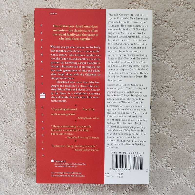 Cheaper by the Dozen (1st Perennial Classics Edition, 2002)