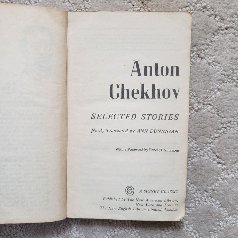 Anton Chekov : Selected Stories (4th Signet Printing, 1960)