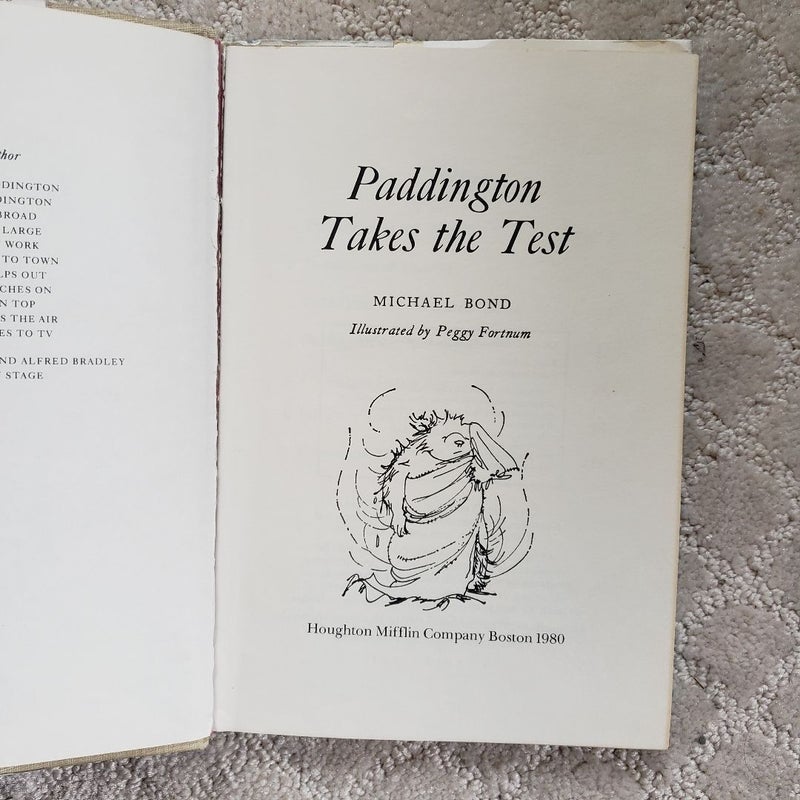 Paddington Takes the Test by Michael Bond (1st American Edition, 1980)