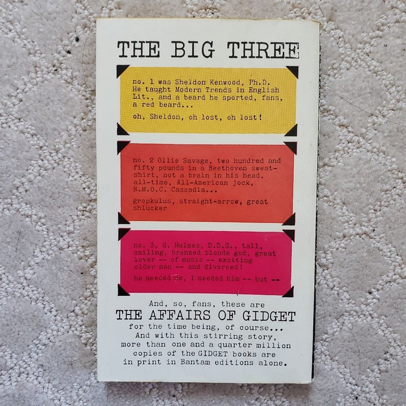 The Affairs of Gidget (Bantam Books, 1963)