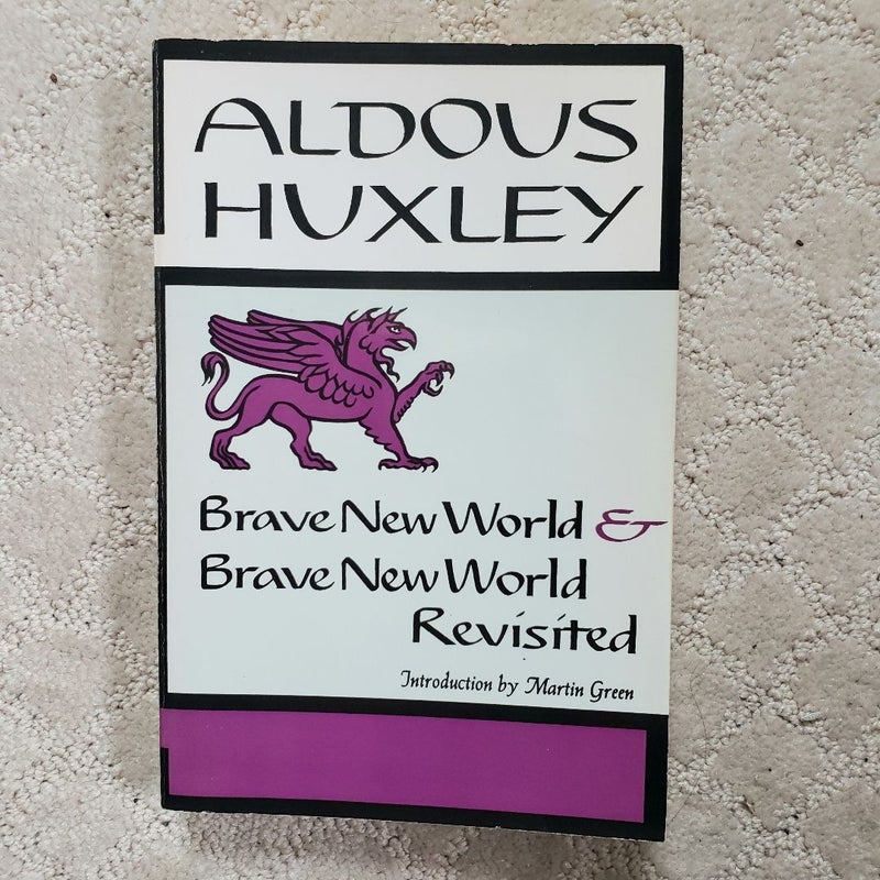 Brave New World & Brave New World Revisited (1st Harper Colophon Edition, 1965)