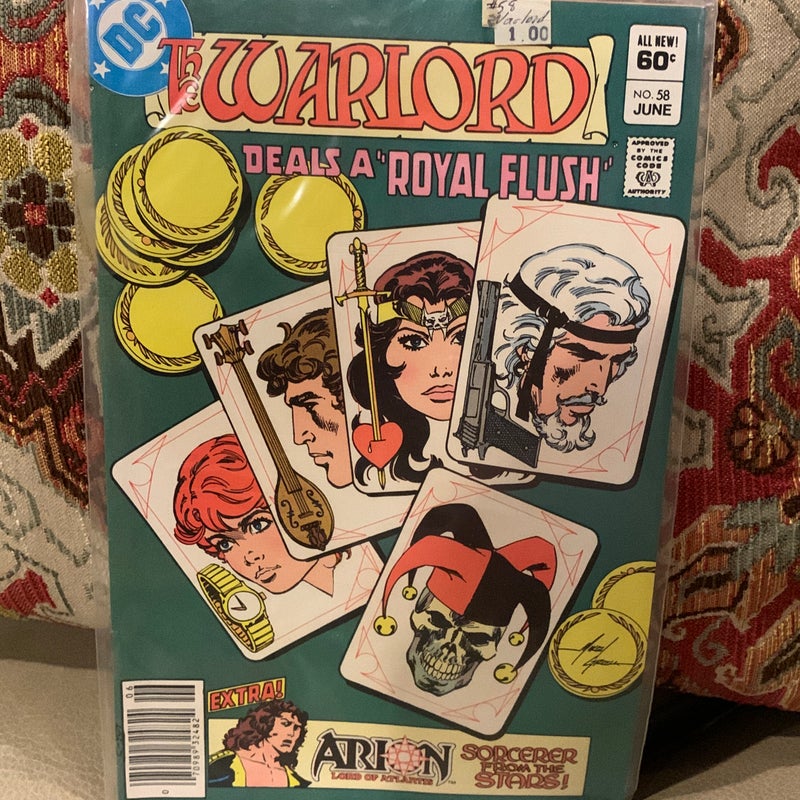 DC comics The Warlord: Deals a Royal Flush