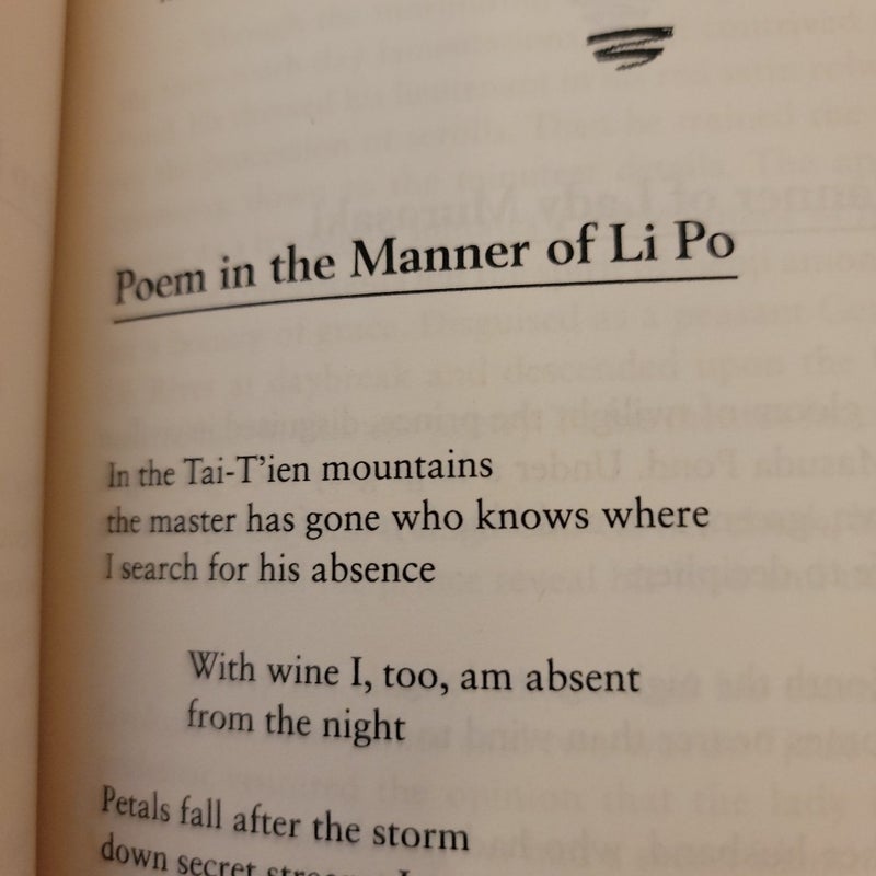 Poems in the Manner Of...