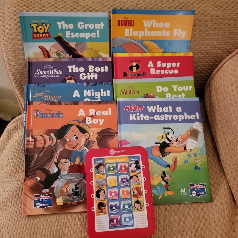 ME READER Disney Adventures Electronic Reader and 8-Book Library