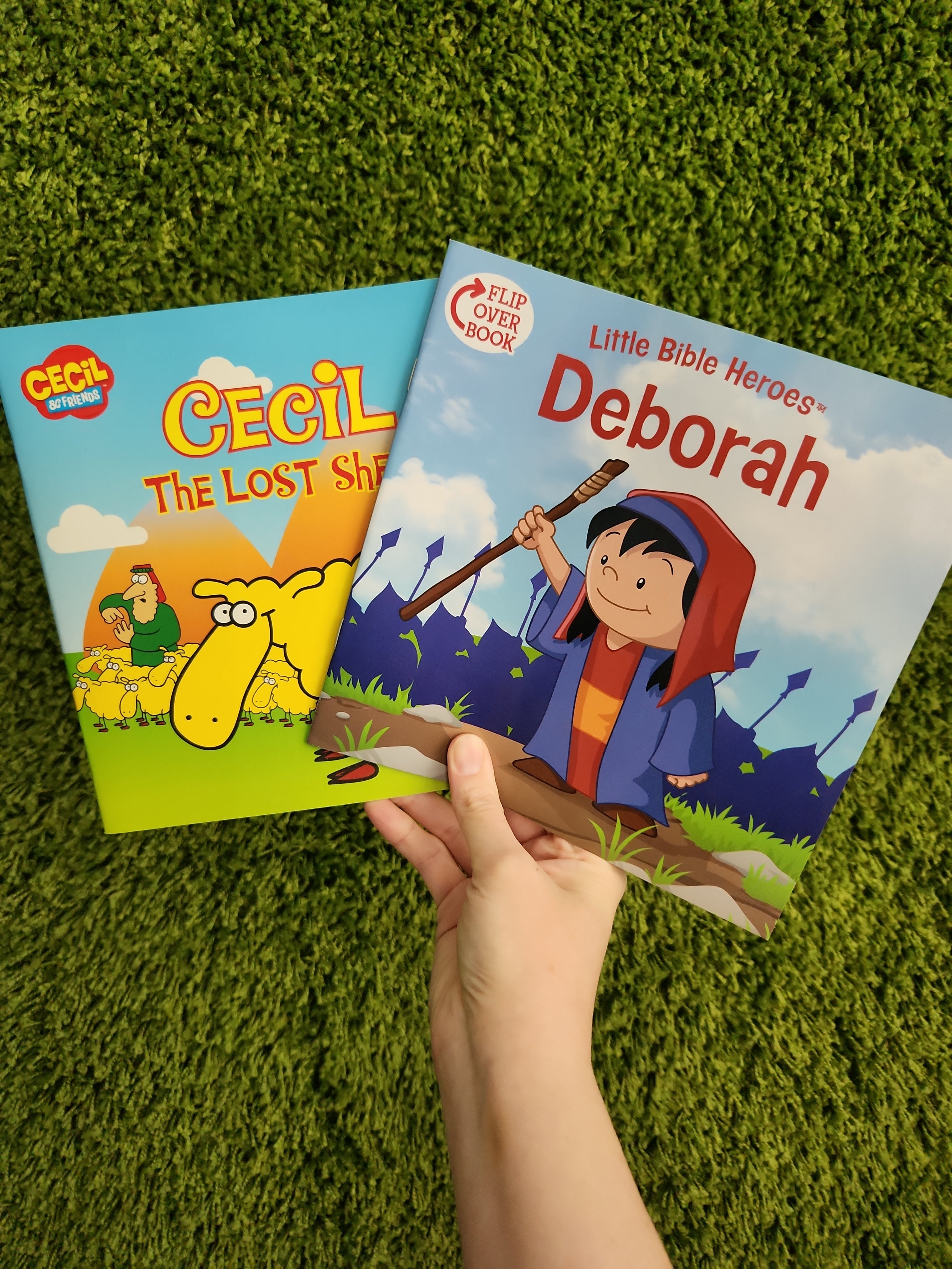 Bible Story Bundle: Little Bible Heroes – Deborah and Abigail; Cecil the Lost Sheep