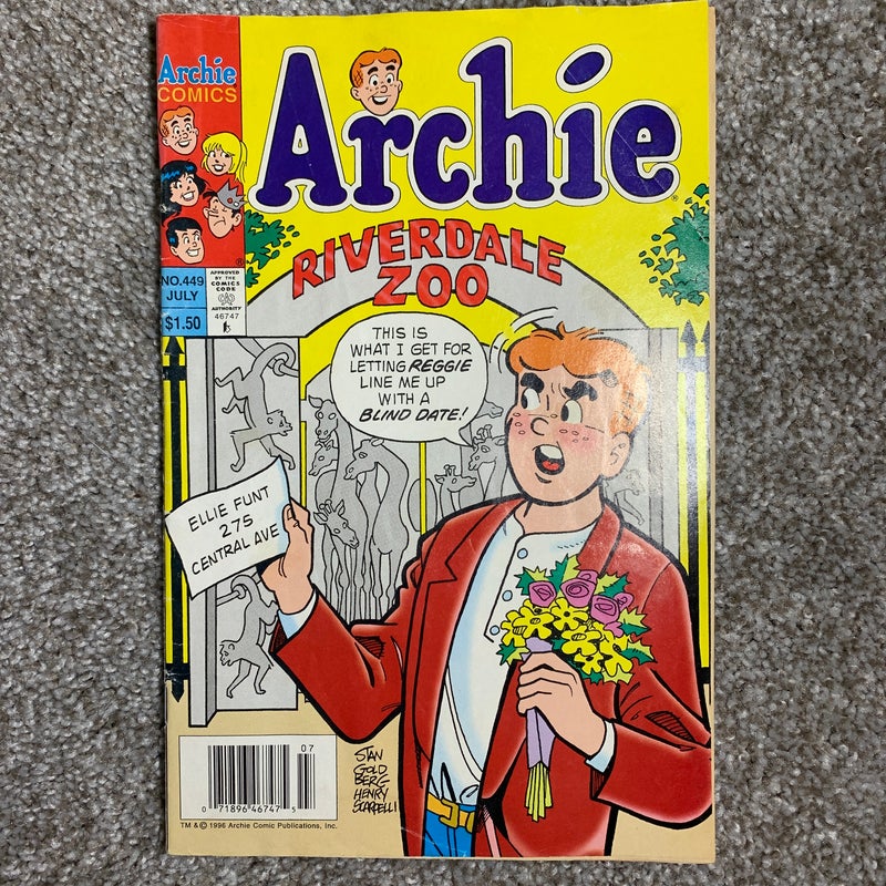 Lot of 2 Archie Comics June & July 1996 Riverdale Vtg  