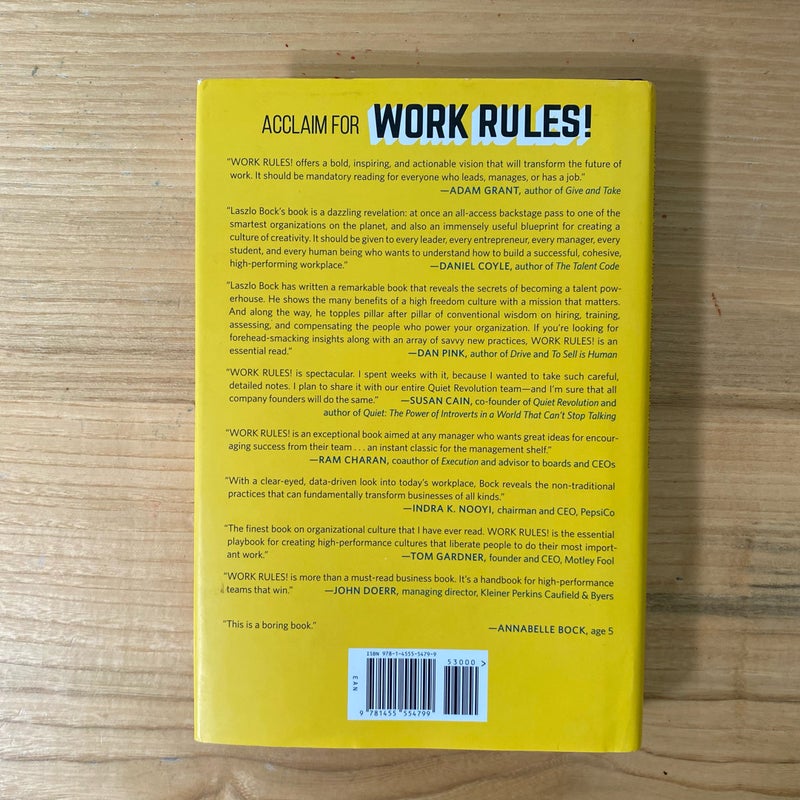 Work Rules!