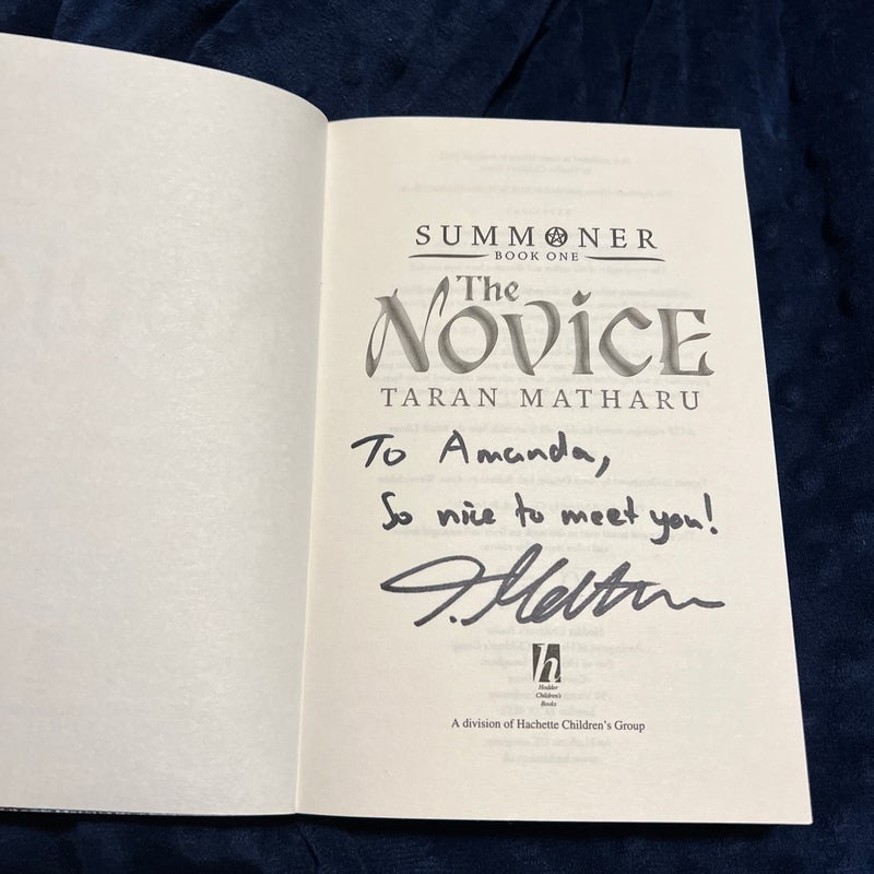 SIGNED Summoner: the Novice