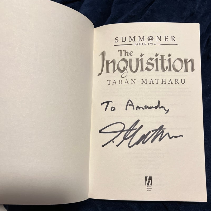 SIGNED Summoner: the Inquisition