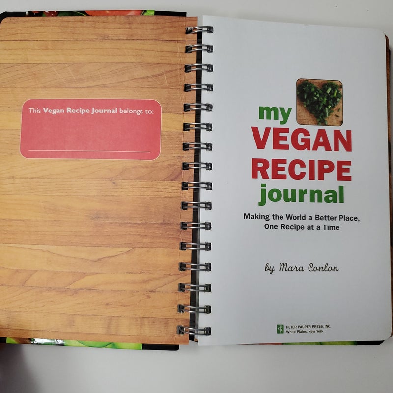 ⚠️ My Vegan Recipe Journal