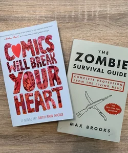 Young Adult Fiction Bundle. The Zombie Survival Guide & Comics Will Break Your Heart.