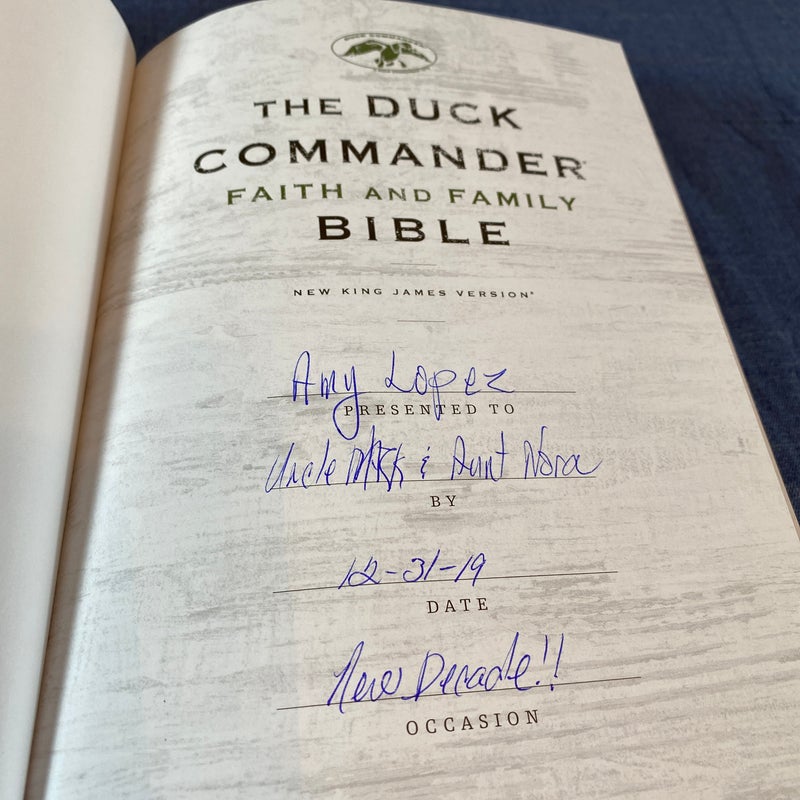The Duck Commander Faith and Family Bible