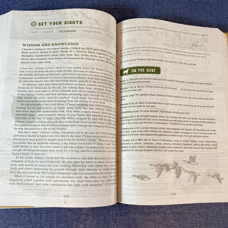 The Duck Commander Faith and Family Bible