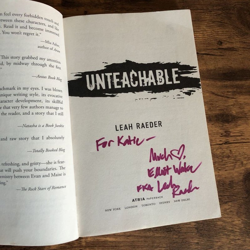 Unteachable (SIGNED COPY) 