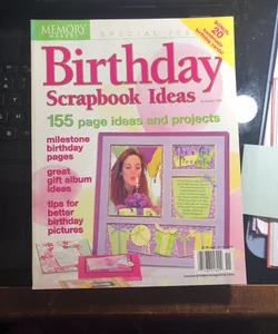 Birthday Scrapbook Ideas