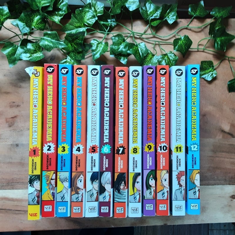 My Hero Academia Books 1-12