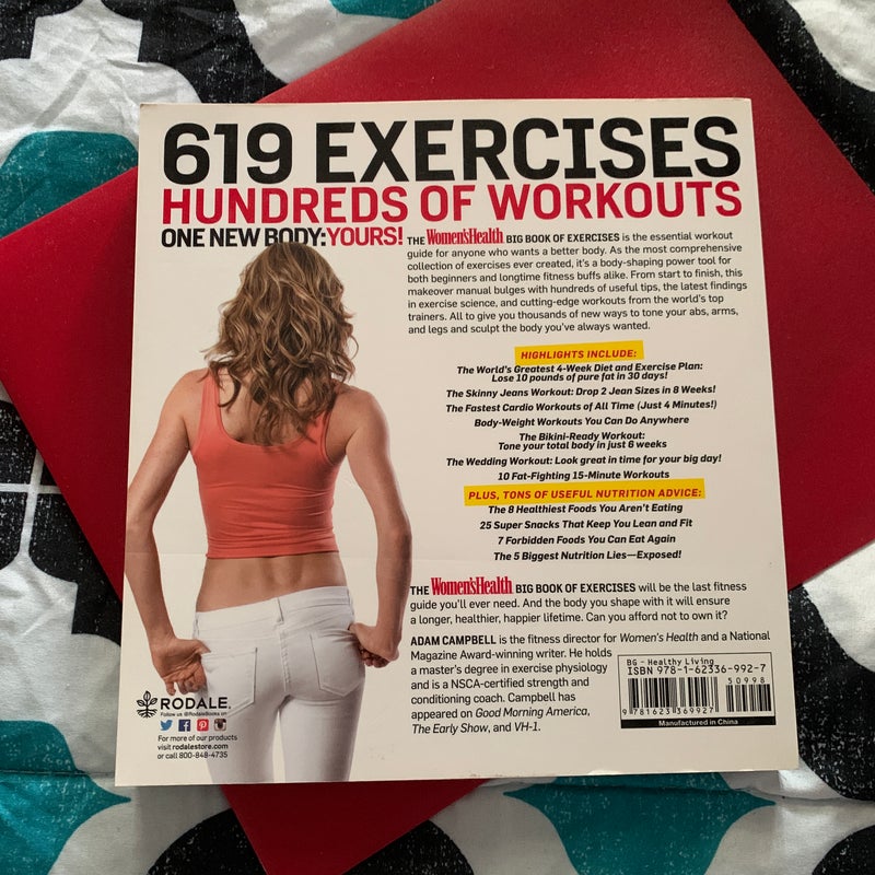 The Women’sHealth Big Book of Exercises by Adam Campbell, Paperback