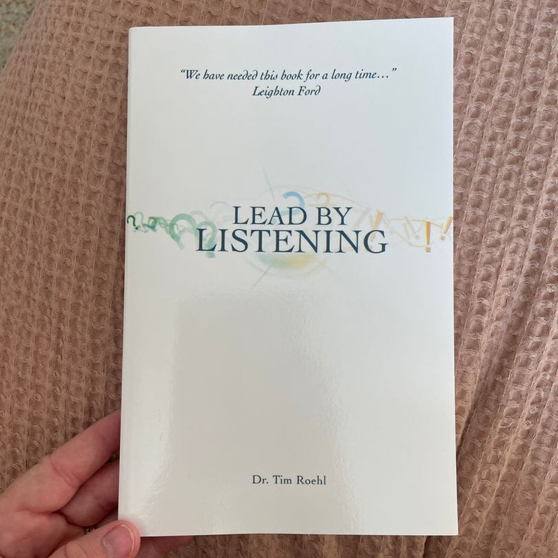 Lead by Listening