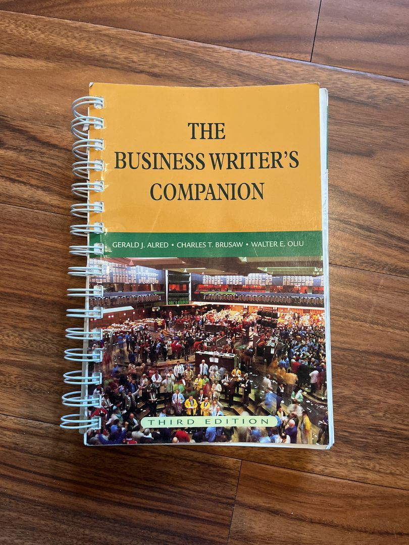 The Business Writer's Companion