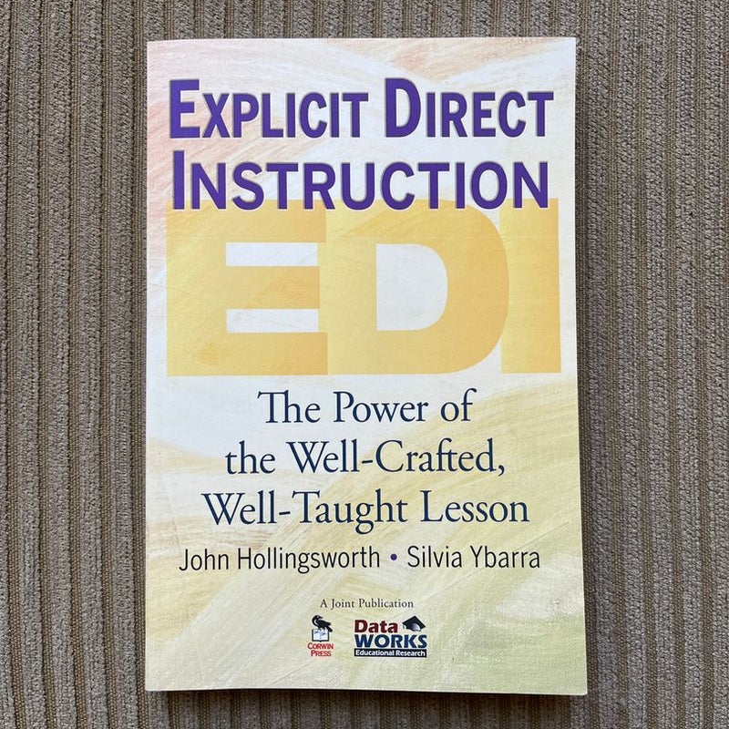 Explicit Direct Instruction (EDI)