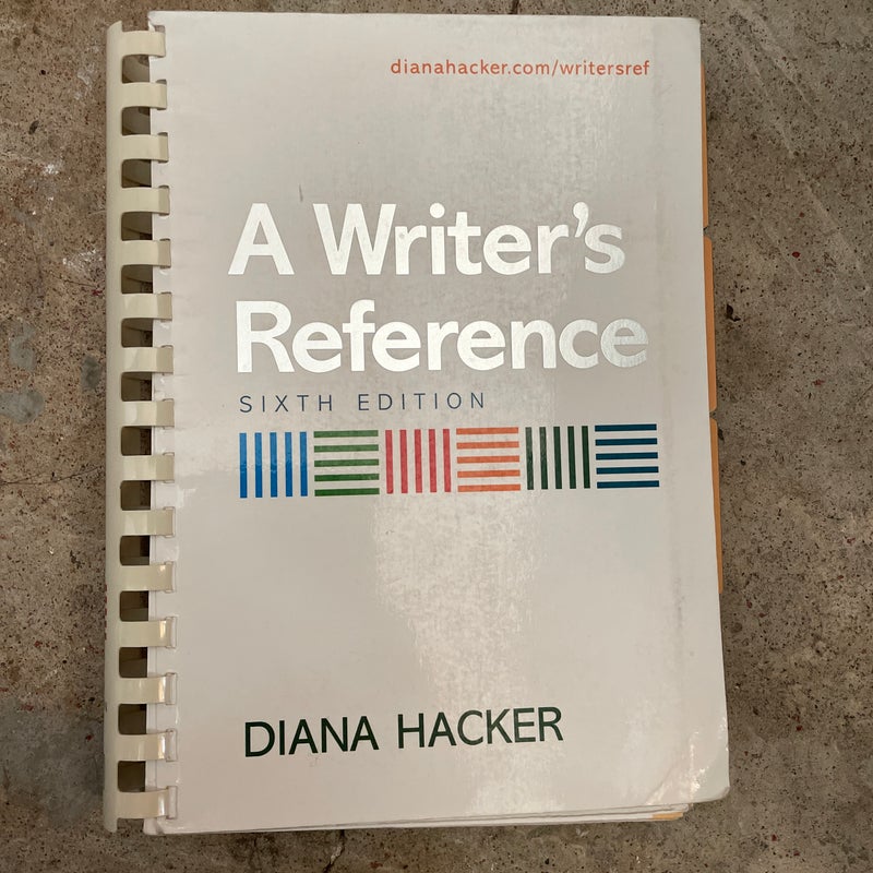 A Writer's Reference