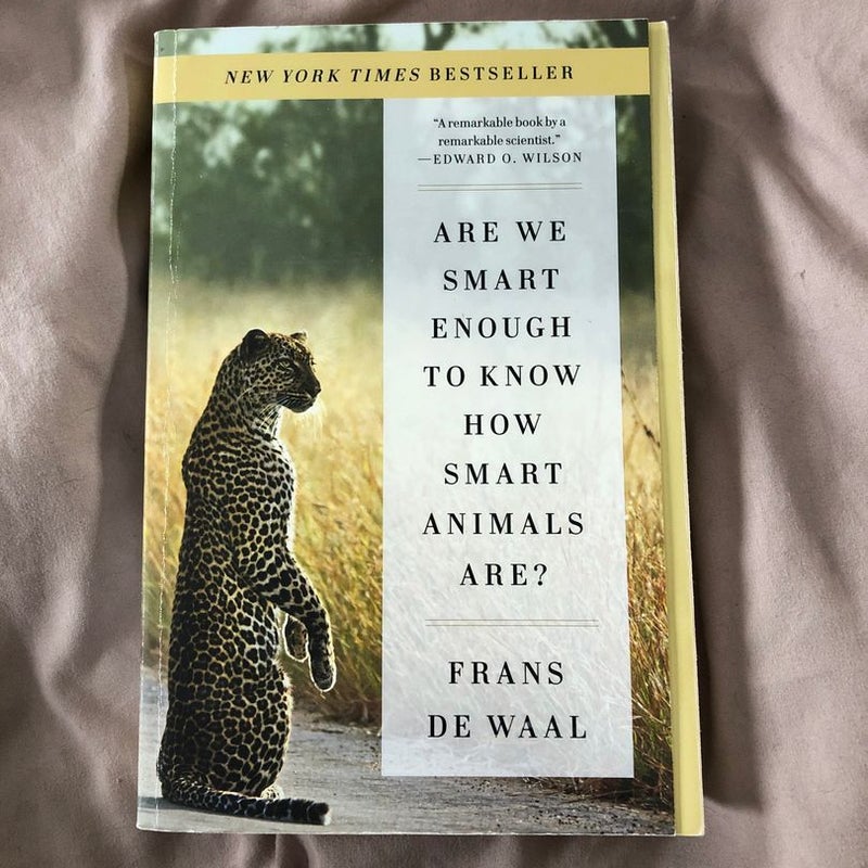 Are We Smart Enough to Know How Smart Animals Are?