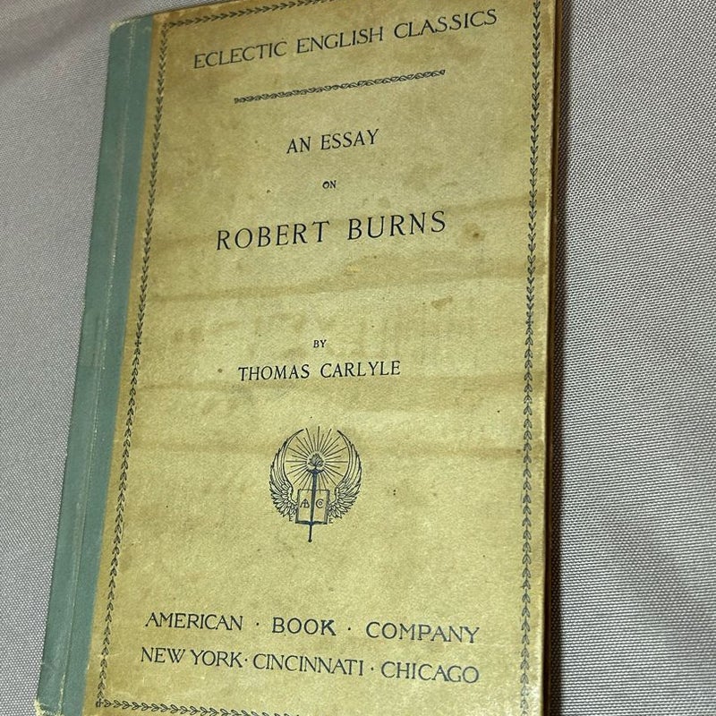 An Essay on Robert Burns 