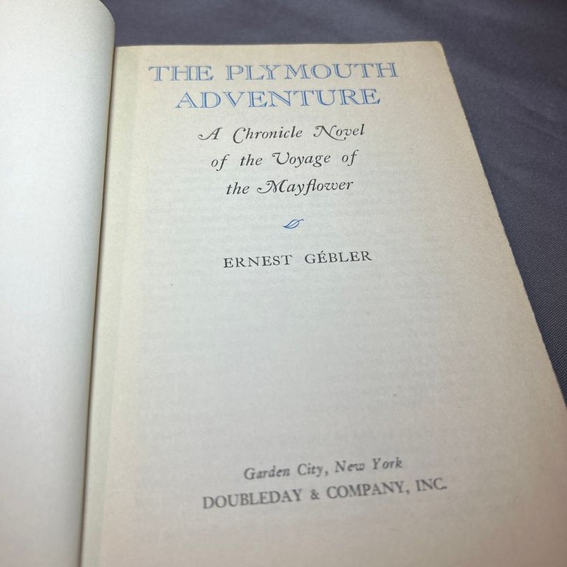 The Plymouth Adventure by Ernest Gebler, Hardcover | Pangobooks