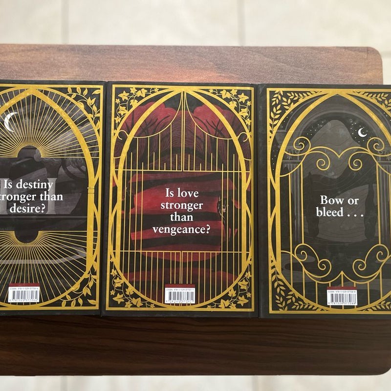 Fairyloot editions of the From Blood and Ash series by Jennifer L Armentrout