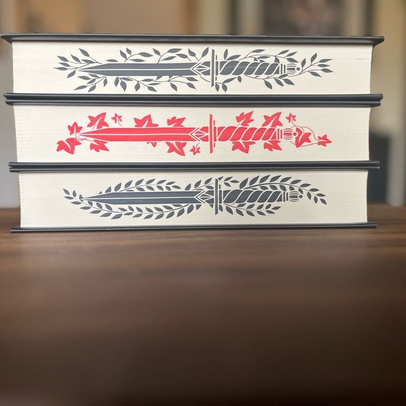 Fairyloot editions of the From Blood and Ash series by Jennifer L Armentrout
