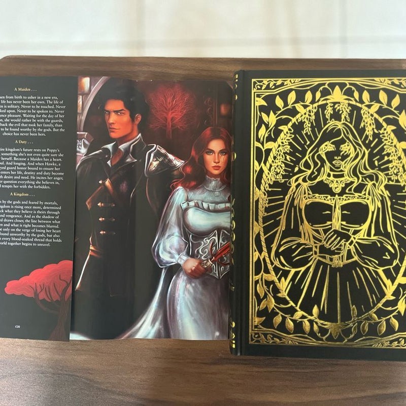 Fairyloot editions of the From Blood and Ash series by Jennifer L Armentrout