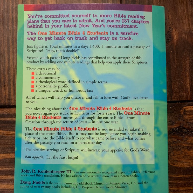 One Minute Bible for Students