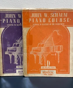 2 John W. Schaum Piano Course Books