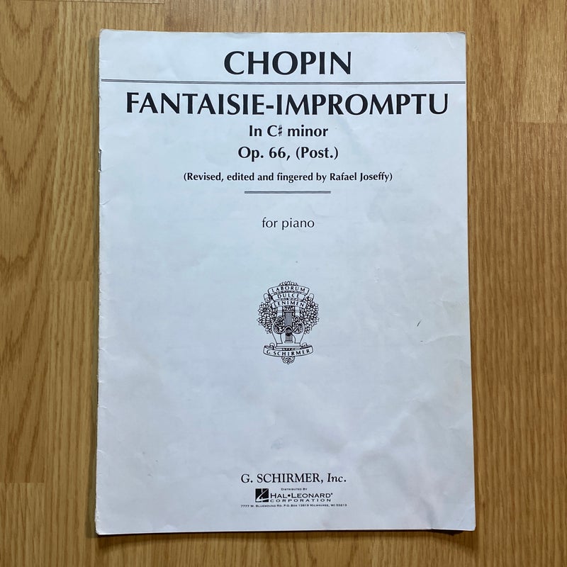 Chopin fantasize-impromptu in c# minor op. 66
