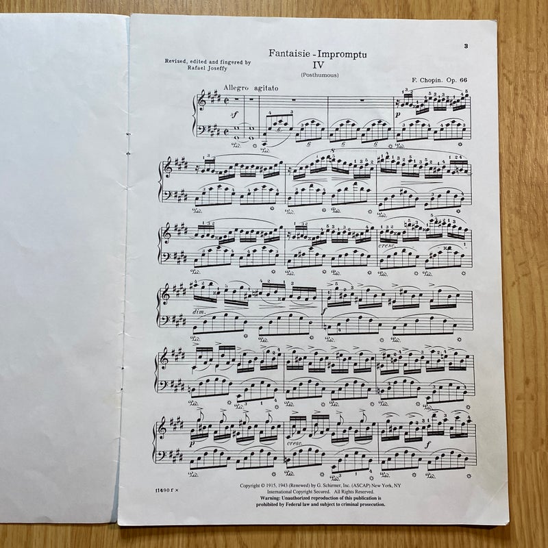 Chopin fantasize-impromptu in c# minor op. 66