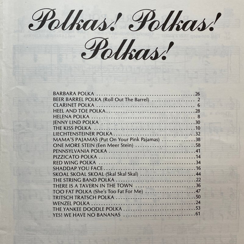 Polkas! Polkas! Polkas!