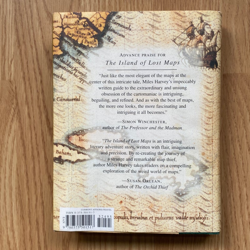 The Island of Lost Maps by Miles Harvey, Hardcover Pangobooks