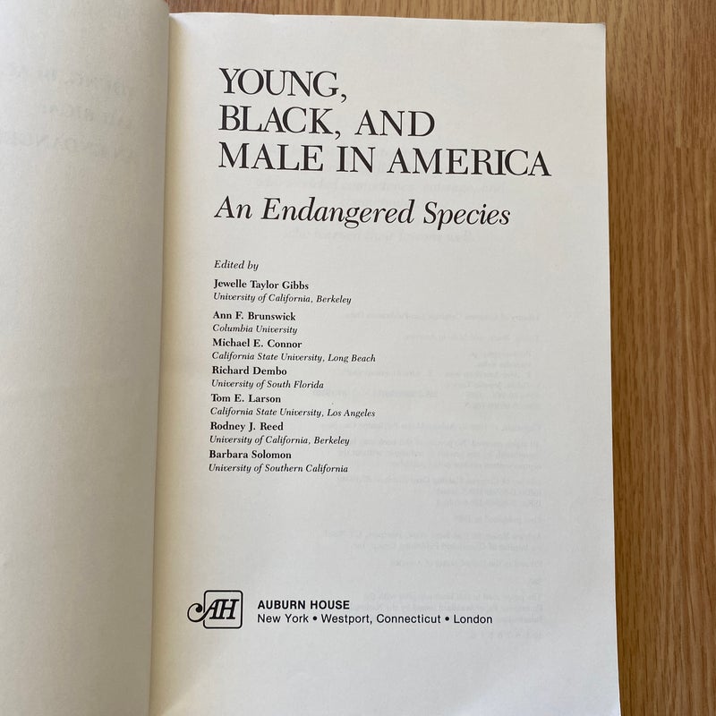 Young, Black, and Male in America