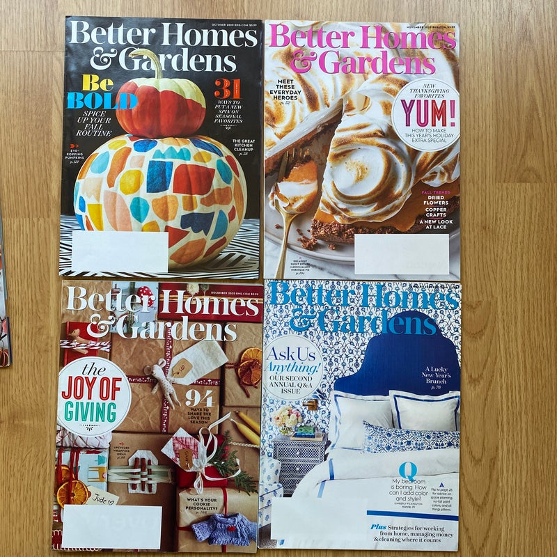 Better homes & gardens magazines 