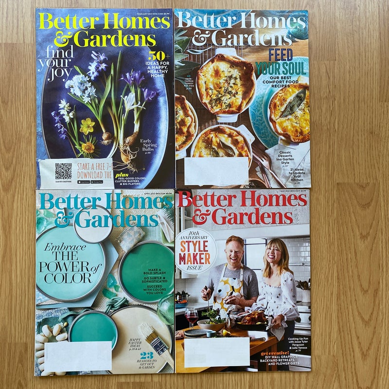 Better homes & gardens magazines 