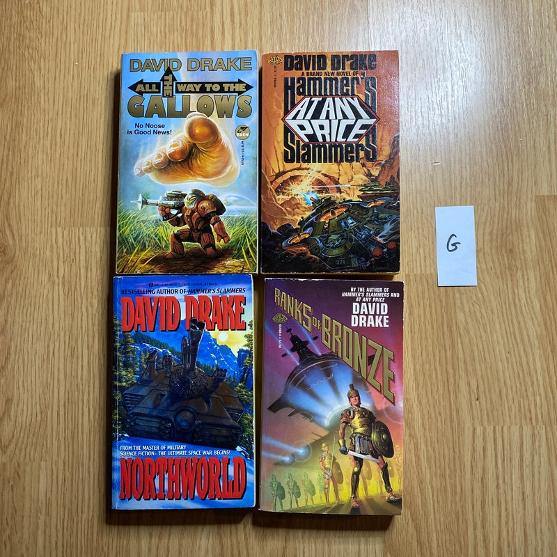 Lot of 4 David Drake Sci-Fi Books