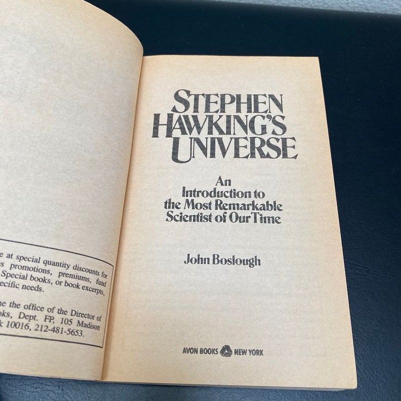 Stephen Hawking's Universe