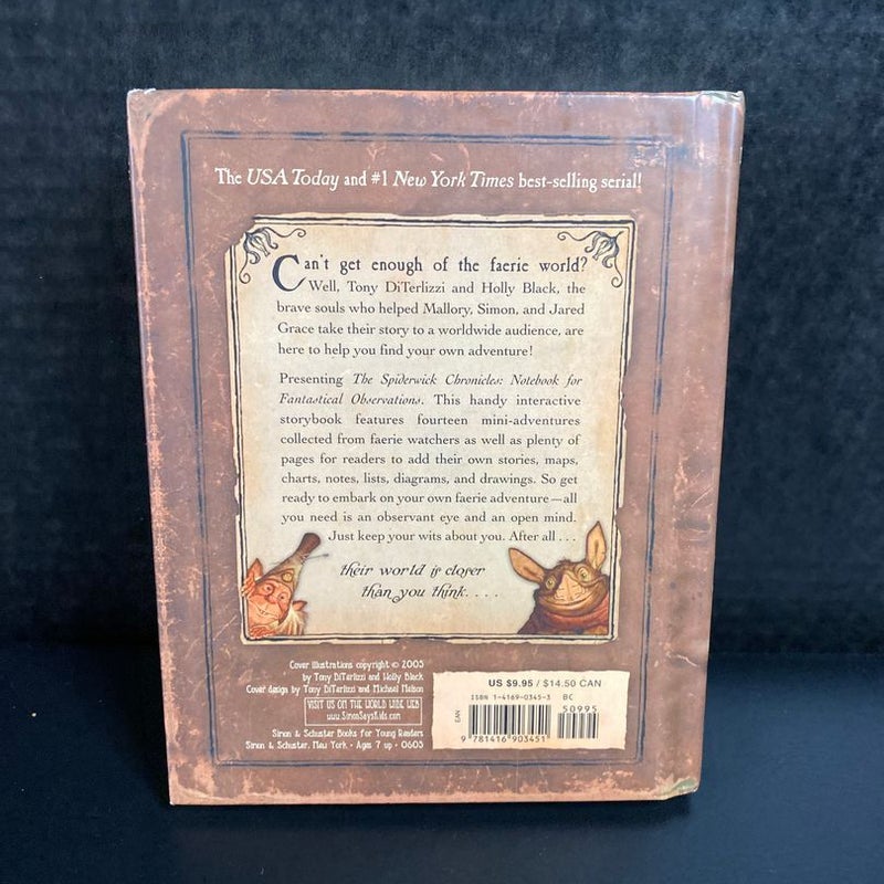 Notebook for Fantastical Observations