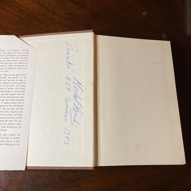 The Collected Poems of W. B. Yeats