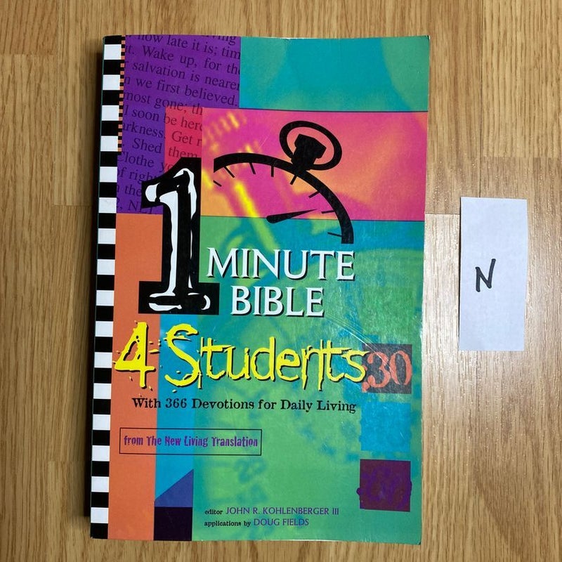 One Minute Bible for Students