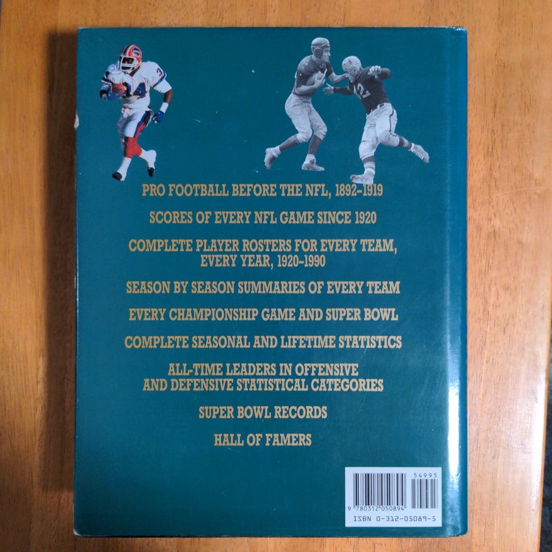 The Football Encyclopedia by David S. Neft, Hardcover | Pangobooks